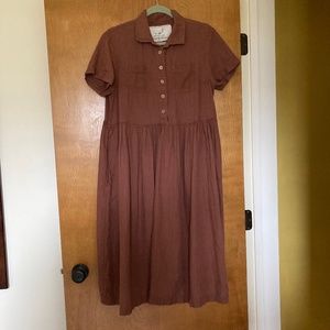 Not Perfect Linen Custom Mama / Wanaka Dress M/L
